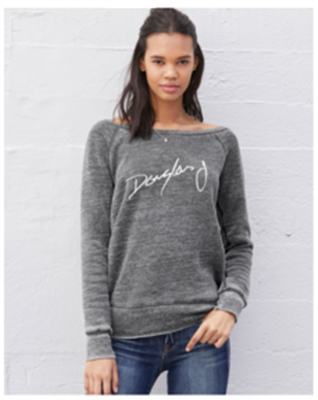 Women's Wide Neck Sweatshirt